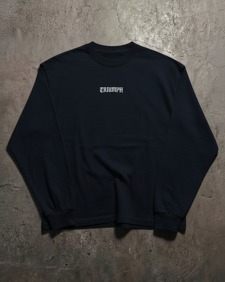 Navy Oversized Longsleeve