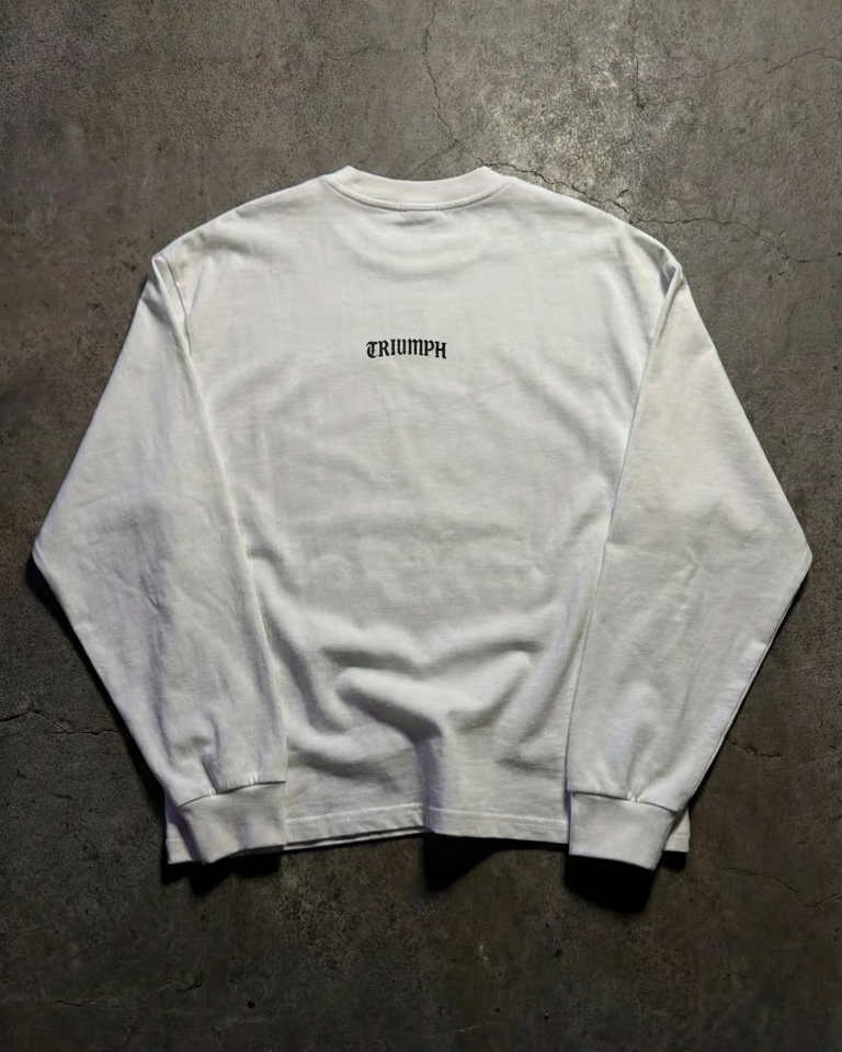 White Essential Oversized L/S