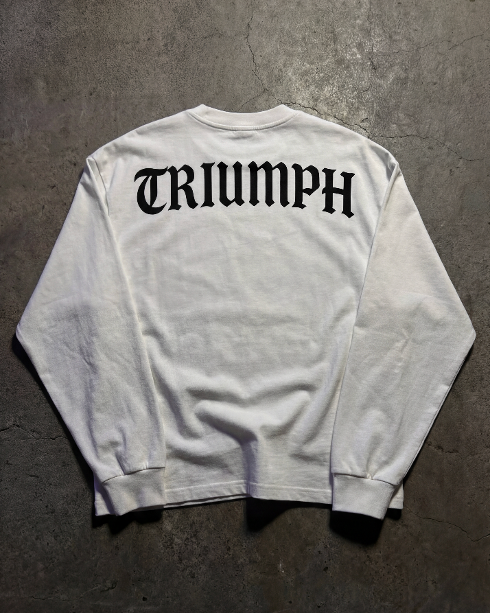 White Essential Oversized L/S